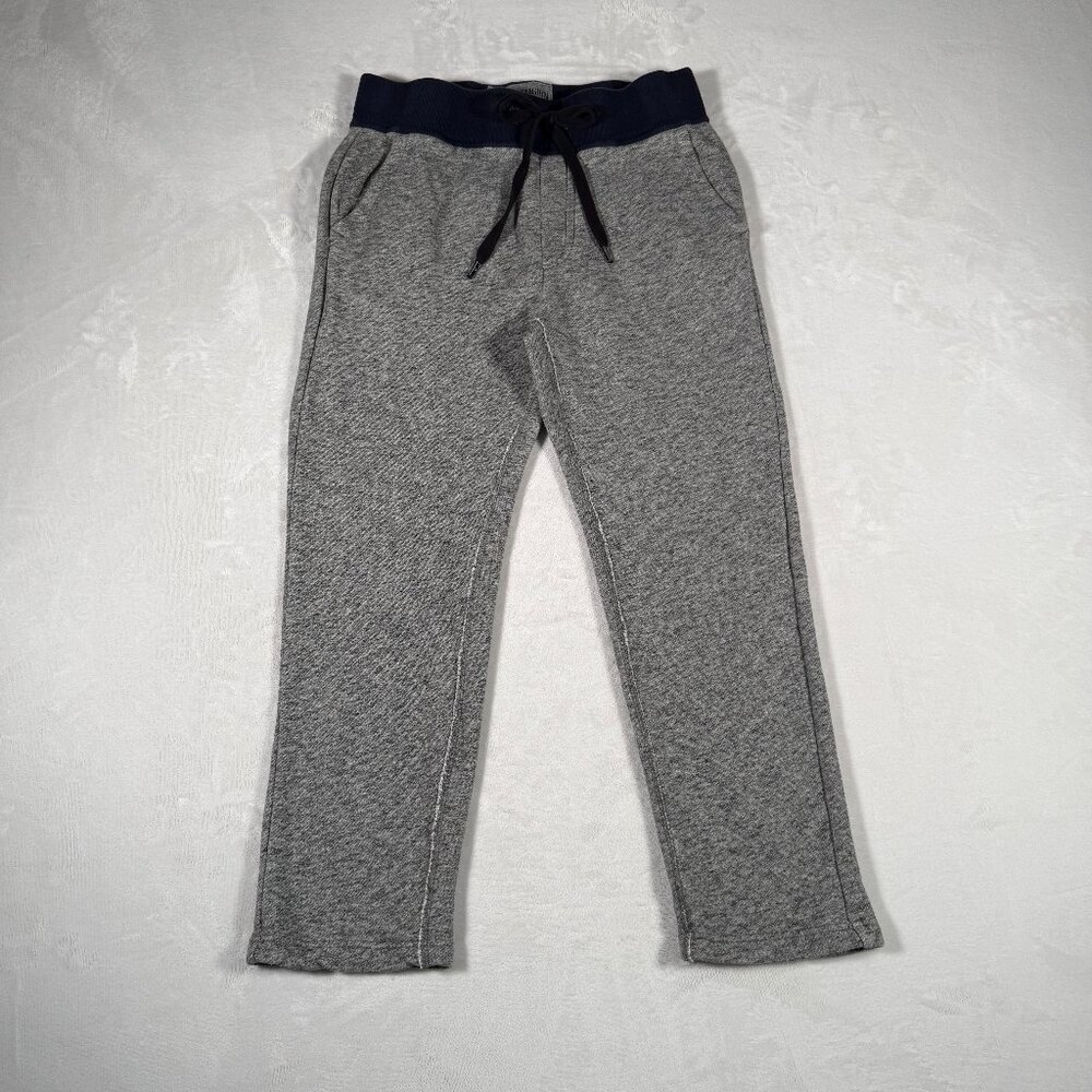 True Religion Sweatpants Jogger Men Size M Gray Drawstring Pockets Straight Leg